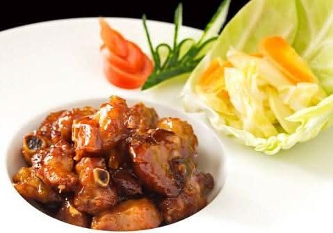 Deep Fried Pork Ribs with Black Vinegar Sauce