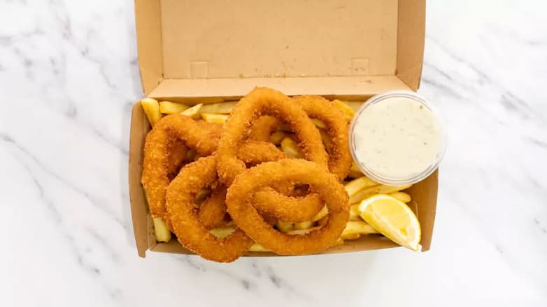 Calamari Rings and Chips