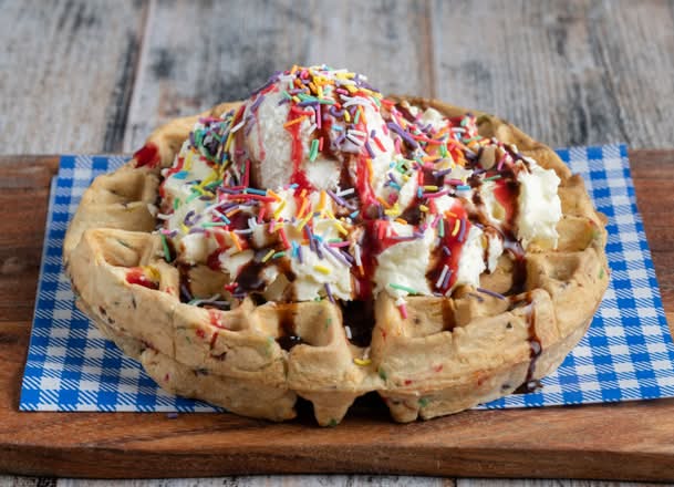 Birthday Cake Waffle