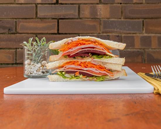 Ham Cheese Salad Sandwich