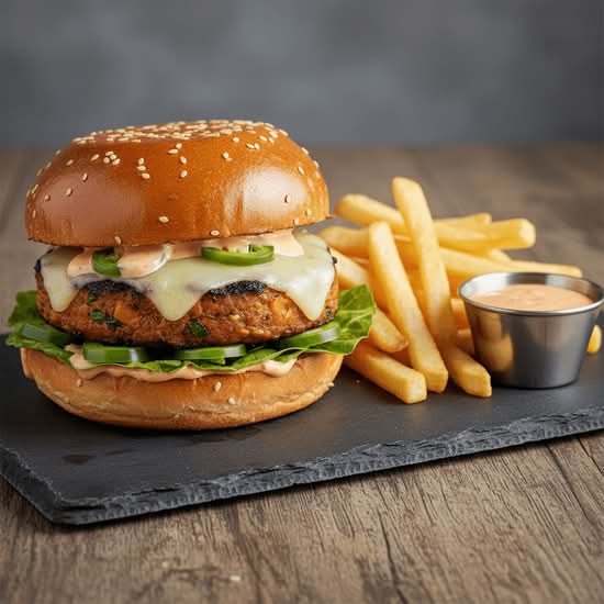 Stone Vegetarian Burger