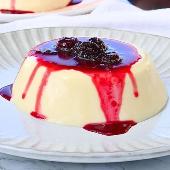 Raspberry Panna Cotta