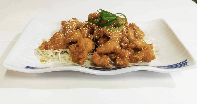 Crispy Chicken with Soya Honey Sauce