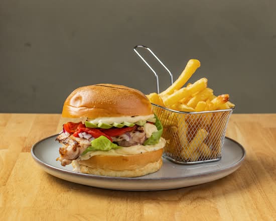Grilled Chicken Avocado Burger