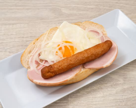 Bacon Egg and Sausage Roll
