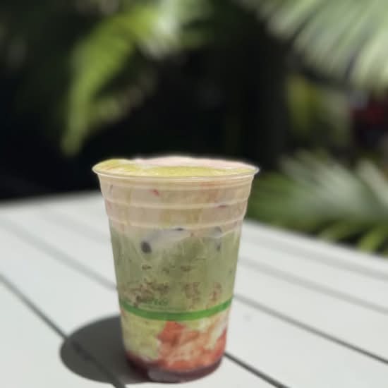 Iced Strawberry Matcha