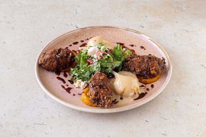 Cheesy Corn Fritters (V, GF)