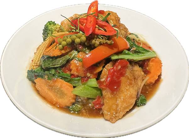 Three Flavors Fish (Pla Sam Rod)