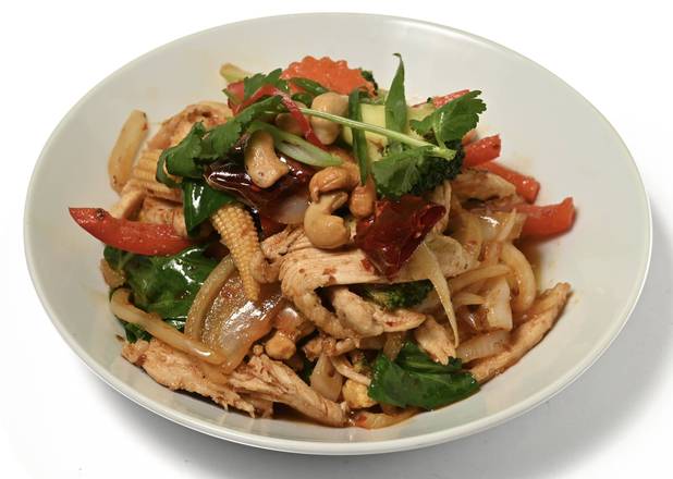 Cashew nuts with chilli jam