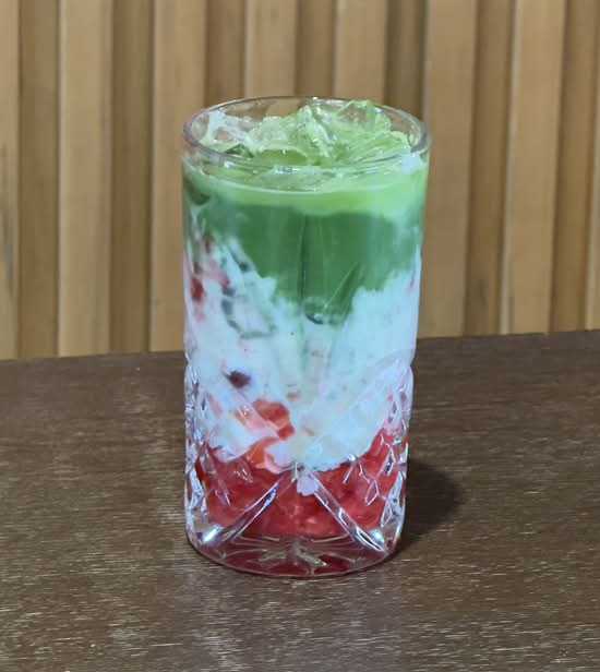 Strawberry ICed Matcha