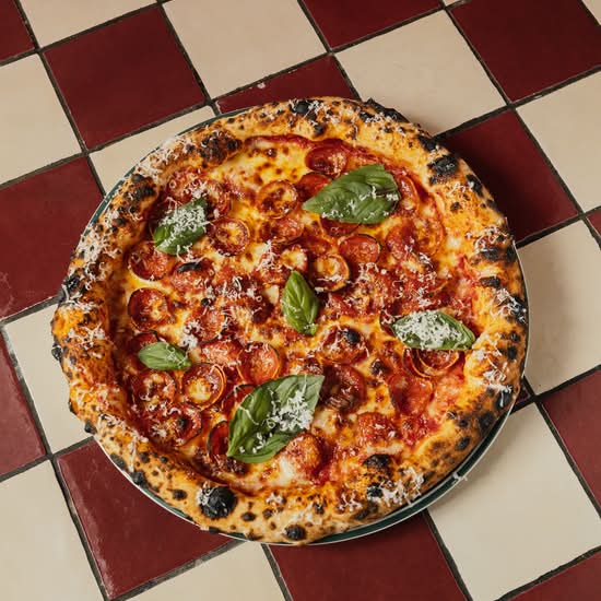 Old School Pepperoni Pizza