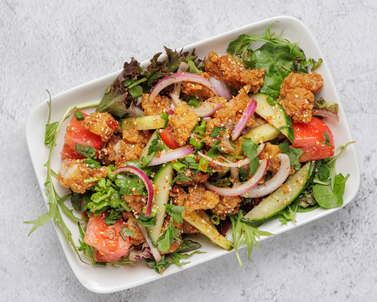 Crispy Chicken Salad