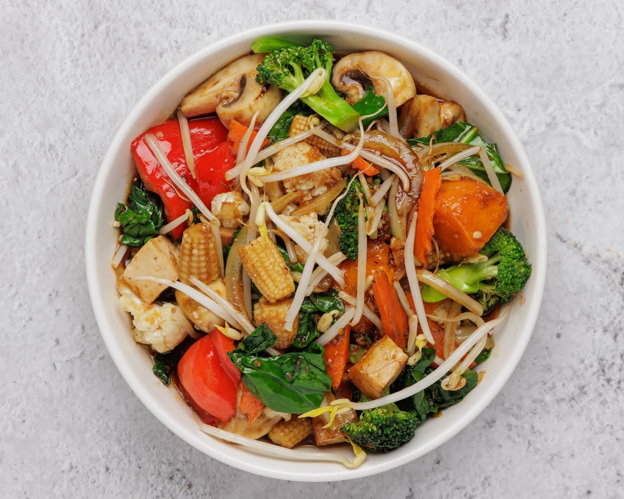 Pad Pak (Stir Fried Mixed Veggies)