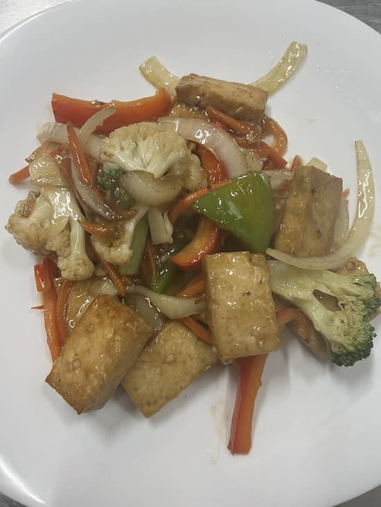Tofu with Crispy Vegetables (V)