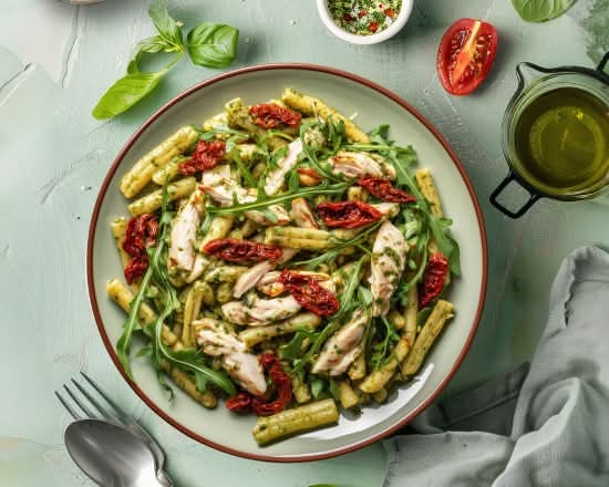 Chicken Pesto Pasta Salad