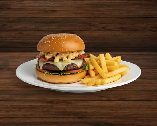 Macaroni and Cheese Burger