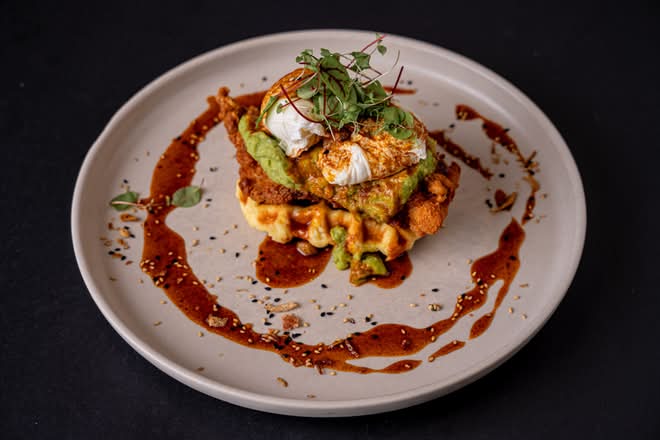 Sechuan Style Fried Chicken & Waffle