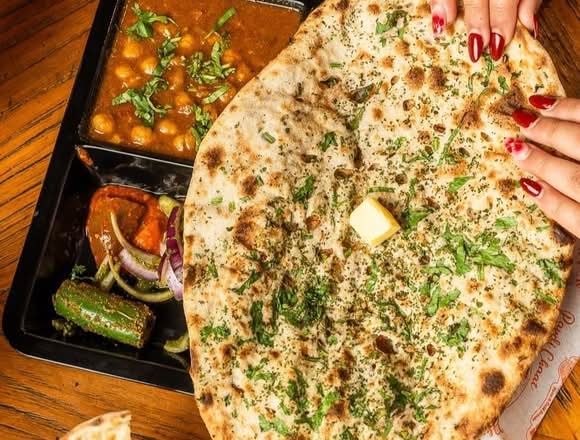 Amritsari Paneer Kulcha with Chhole