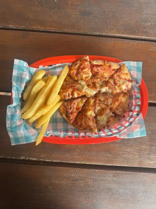Mini Ham & Cheese Pizza & Chips