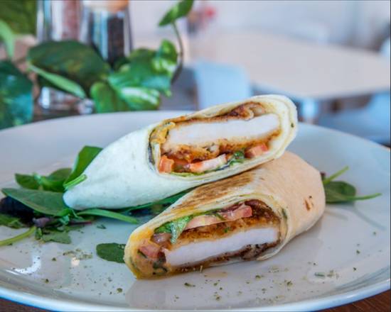 Chicken Schnitzel Sweet Chilli Wrap