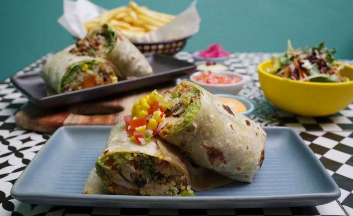 Adobo Grilled Chicken Burrito