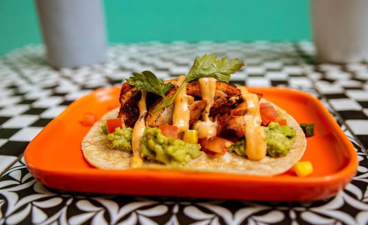 Adobo Grilled Chicken Taco