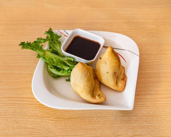 Vegetable Samosa 2 pcs (V) 🥟🥔🌶️