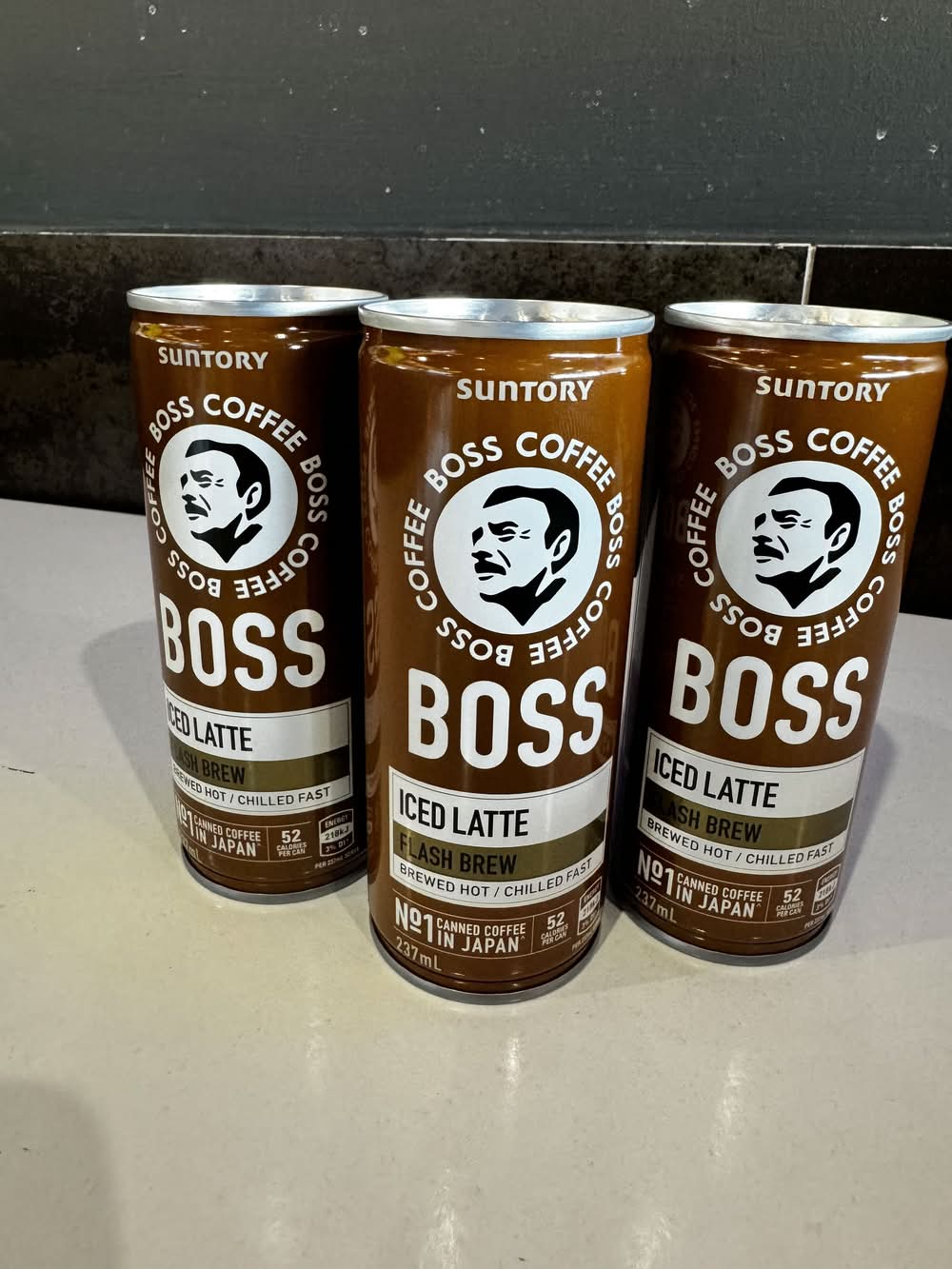 boss energy drink iced latte