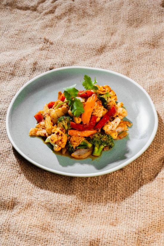 Stir Fried Cashew Nuts Chicken with Rice