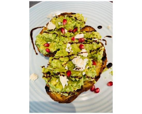 Smashed Avocado on Rustic soy linseed Toast
