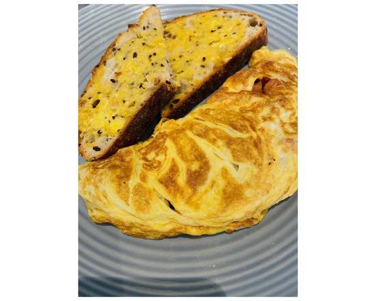 Omelette on Sourdough Toast