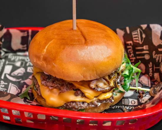 Truffle Mushroom Swiss Smash