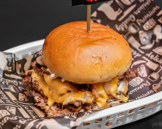 French Onion Smash Burger