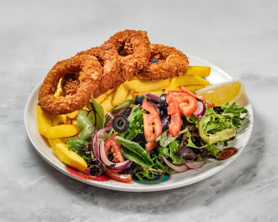 Squid Rings Salad