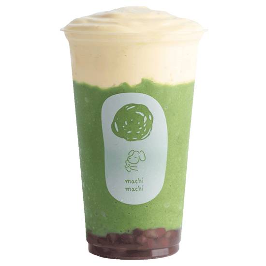 Red Bean Brulee Matcha Smoothie