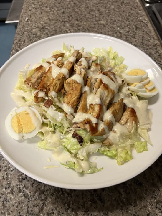 Chicken Caesar salad