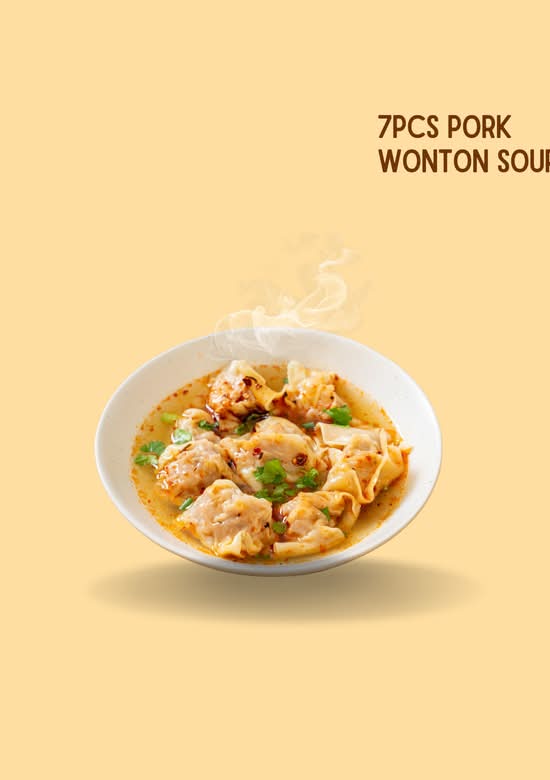 7pcs Pork Wonton Soup