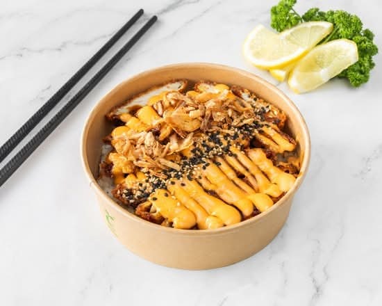 Spicy Chicken Katsu Rice Bowl