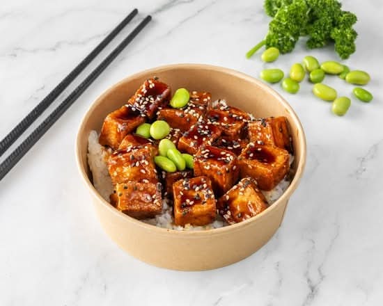 Teriyaki Tofu Rice bowl (V)