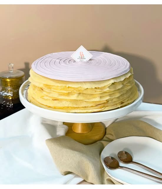 Taro Crepe Cake 9 inch