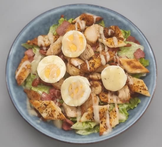 Warm Chicken Caesar Salad