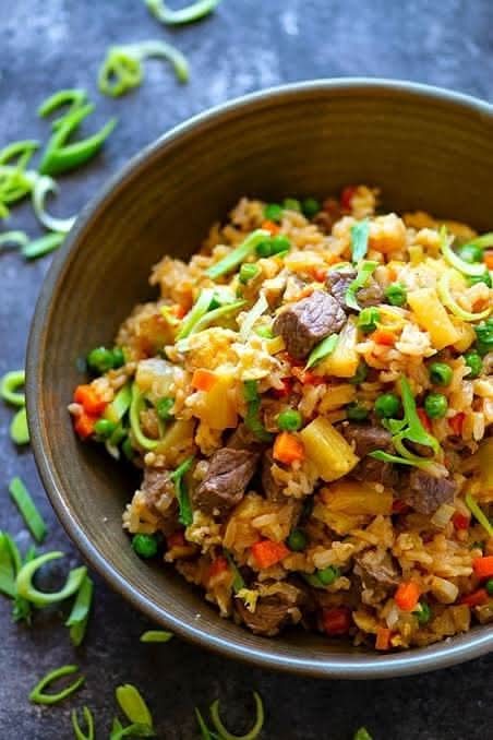 Pineapple Fried Rice Beef