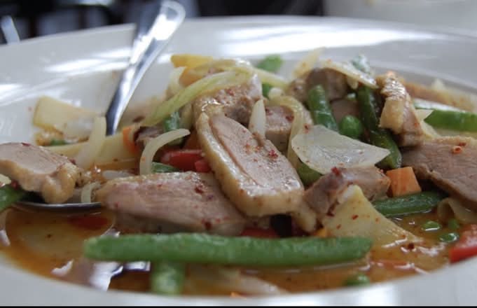 Green Curry Roasted Duck