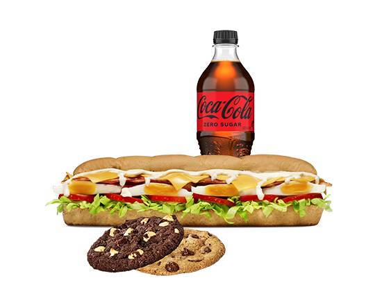 Bacon, Egg & Cheese Footlong Subway® Combo