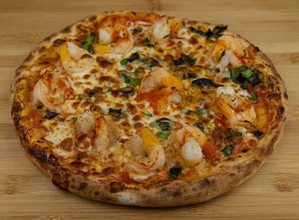 Garlic King Prawns Pizza