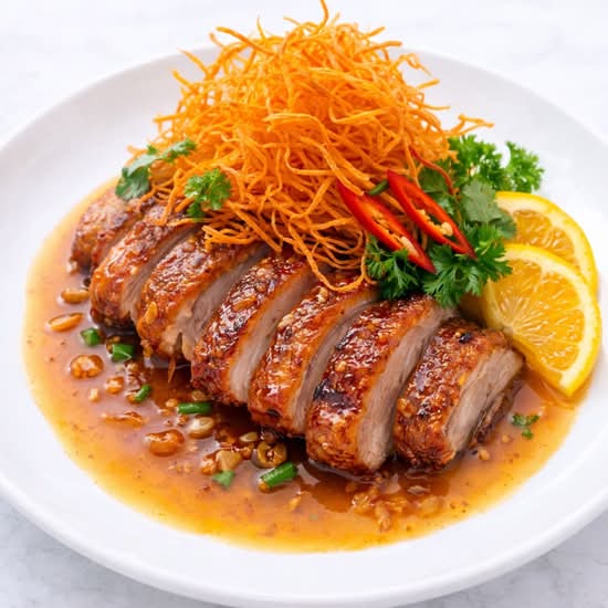 Roast Duck with Orange Sauce