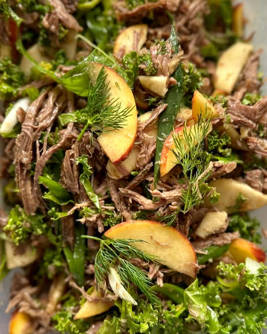 Beef Brisket Apple Dill Salad