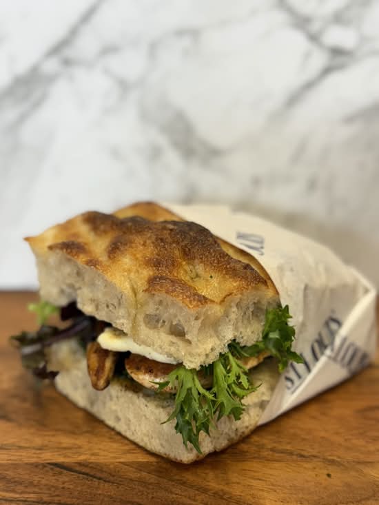 Grilled chicken Focaccia