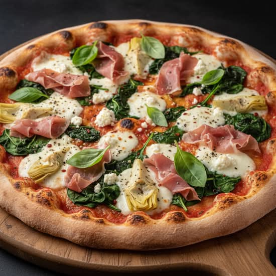 Spanako Pizza