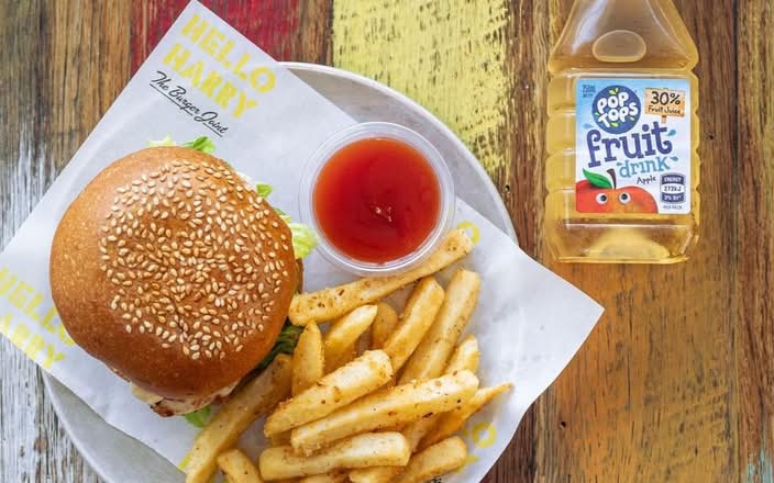 Jnr Chicken Burger Combo